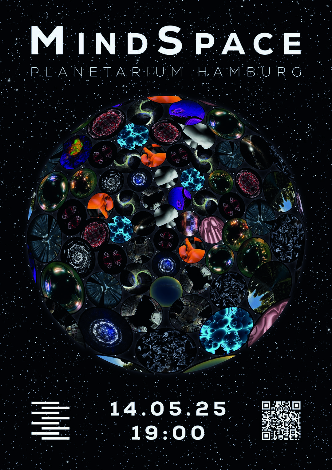 Mindscape Poster für die Planetariumsshow im Planetarium Hamburg