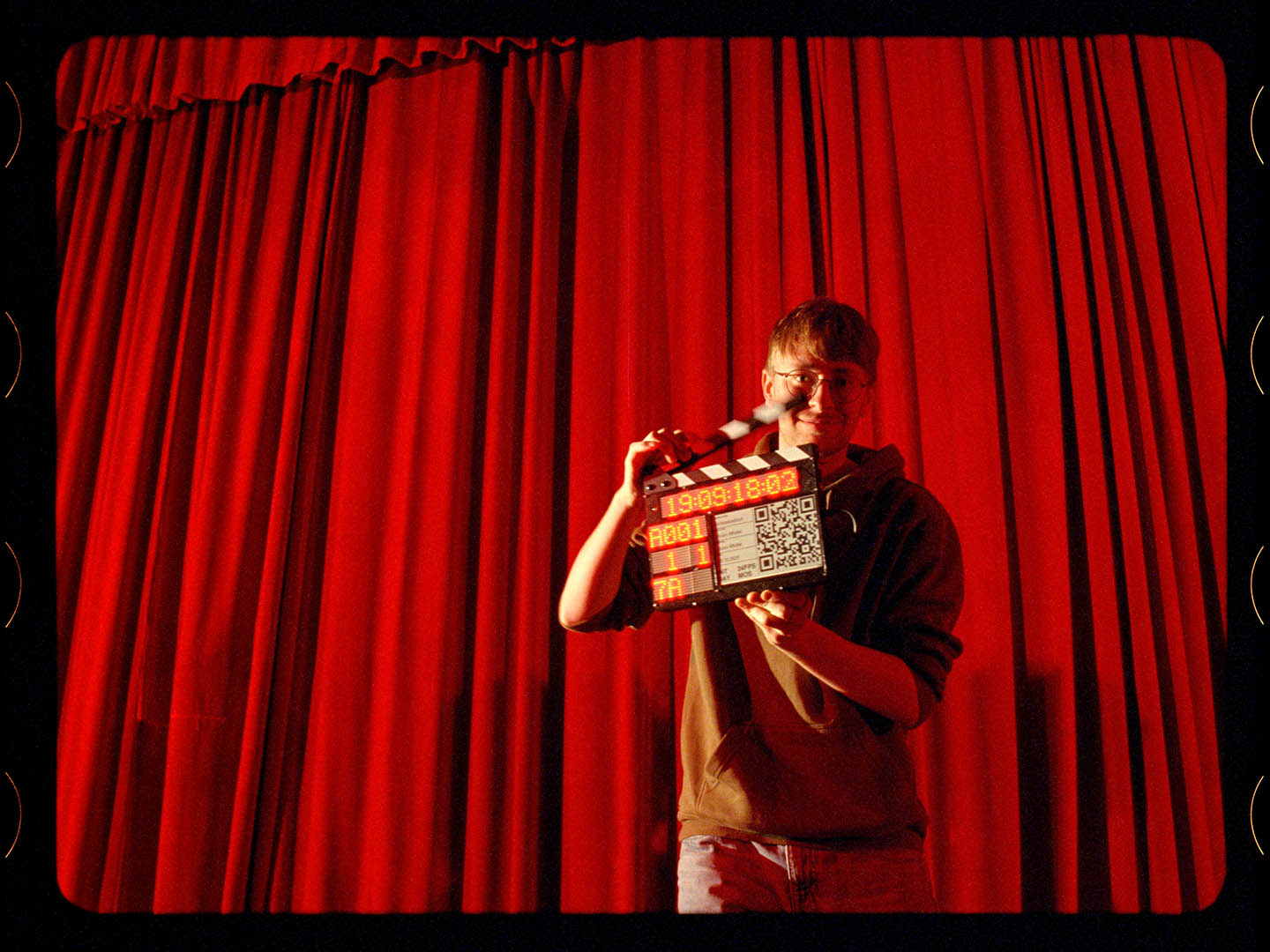 Die digitale Filmklappe ARC-Slate im Einsatz beim Kurzfilm Schlüsselloch